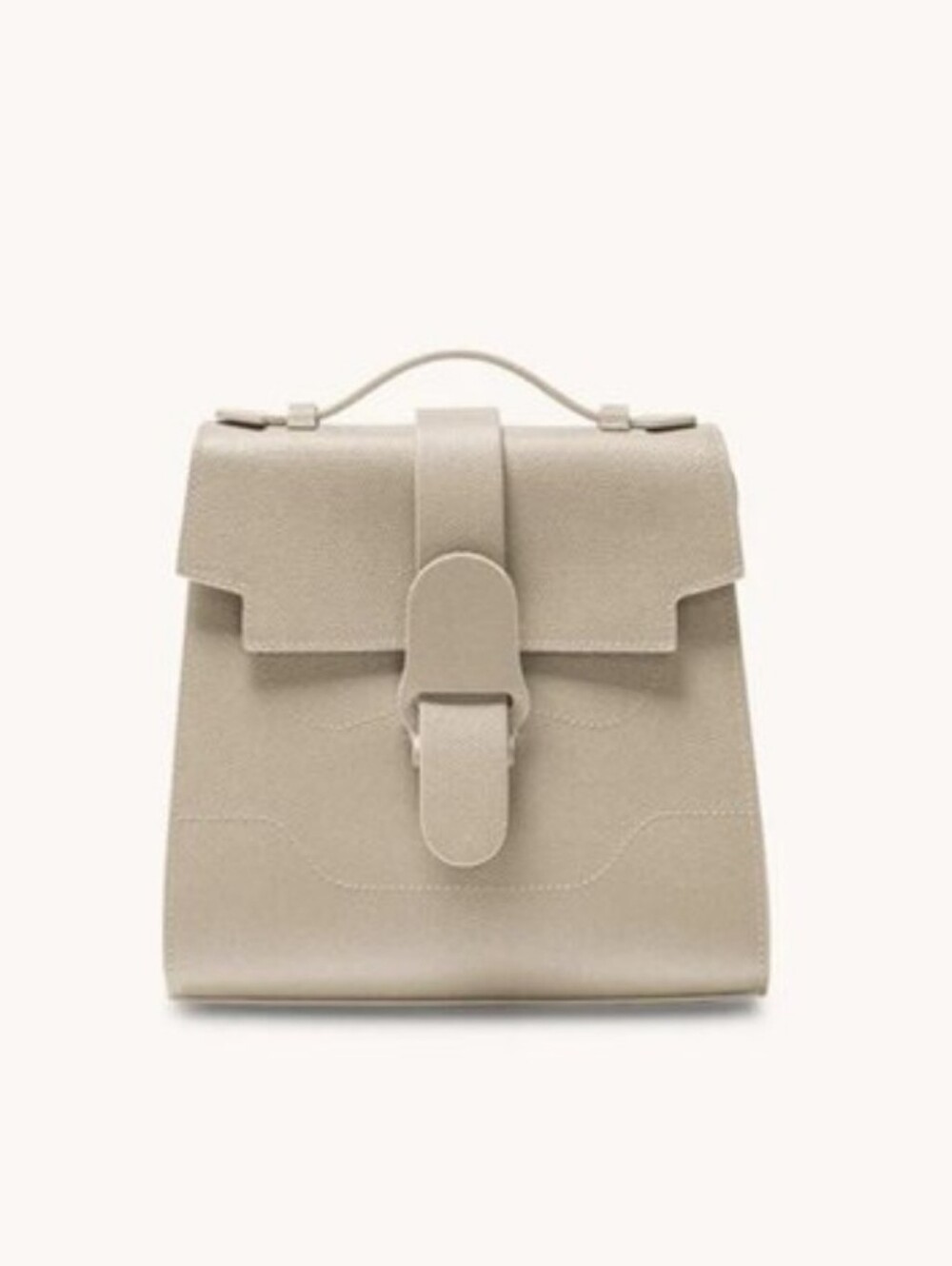 SENREVE MINI ALUNNA CONVERTIBLE BACKPACK BAG - SAND PEBBLED LEATHER
